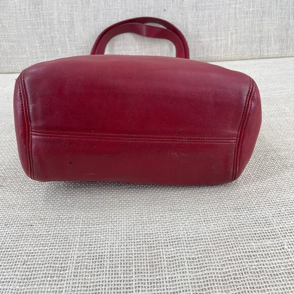 Coach Vintage (1997) Waverly‎ Soho Buckle Bag, C7C-4157 Red Leather, Classic - Picture 7 of 8
